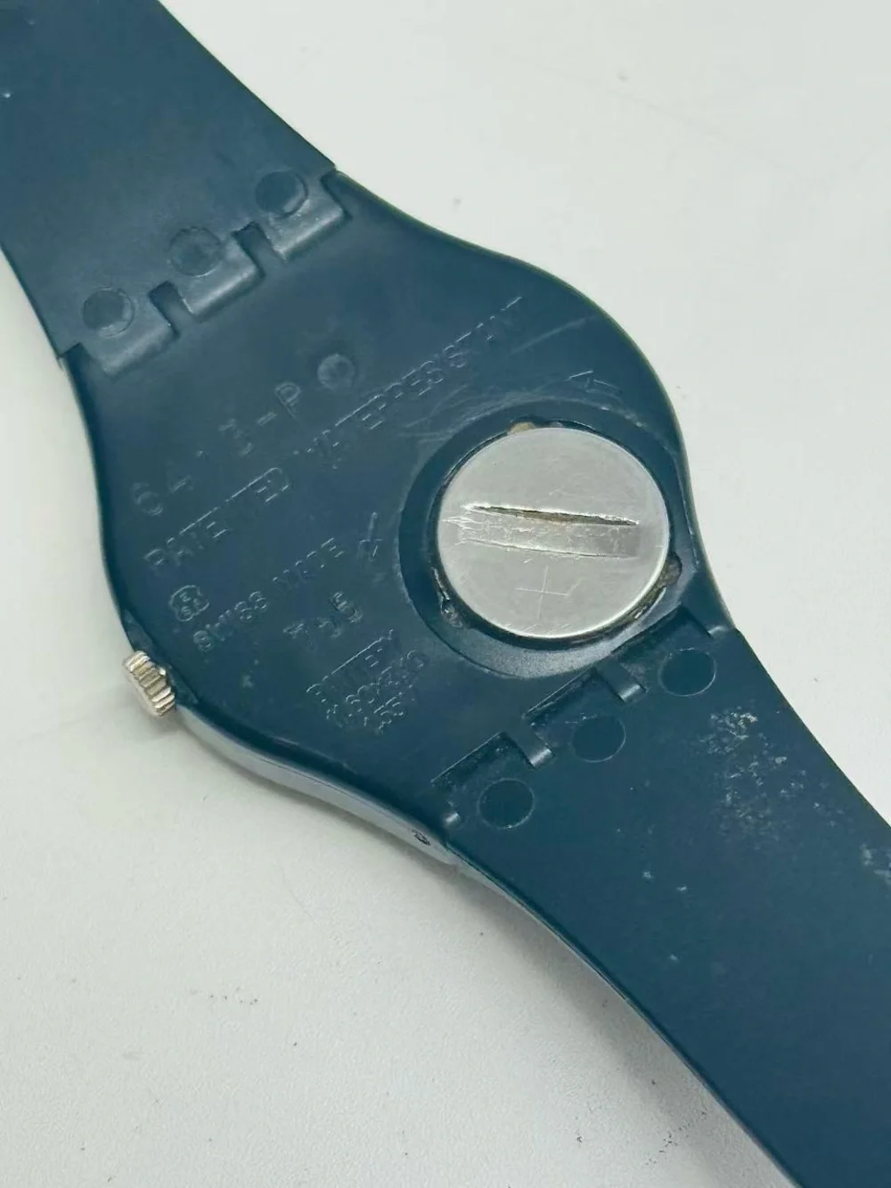 Vintage Swatch Swiss Made Skeleton Watch 34mm Quartz Unisex New Battery Runs